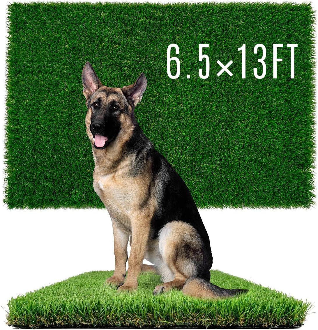 Dog Pee Grass, Artificial Grass for Dogs, Fake Grass for Dogs Potty Training, Extra Large Dog Pads 5x8ft , Housebreaking Supplies, Indoor Outdoor Turf Grass, Washable Reusable