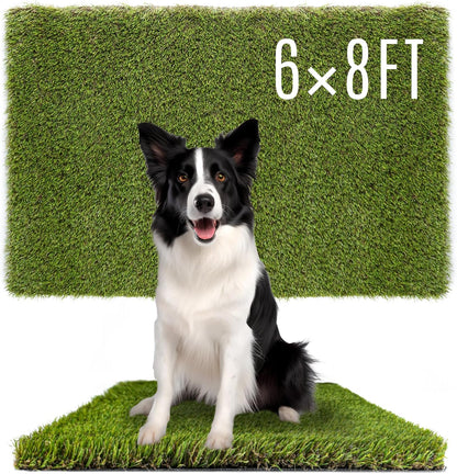Dog Pee Grass, Artificial Grass for Dogs, Fake Grass for Dogs Potty Training, Extra Large Dog Pads 5x8ft , Housebreaking Supplies, Indoor Outdoor Turf Grass, Washable Reusable