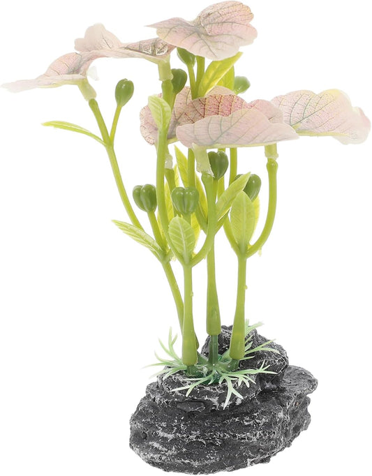 Artificial Plants Resin Base for Reptile Terrarium Decor
