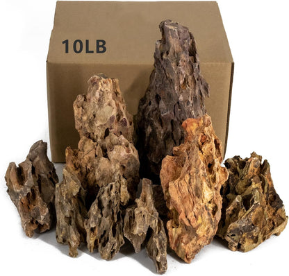 Aquariums Stones Natural Rocks 3lb Aquarium Rock for Fish Tank Aquascaping,Aquariums,Terrariums,Vivariums,Decorative Stone,Reptile Enclosures,Paludariums,and Gardens-（2-5 Inch）