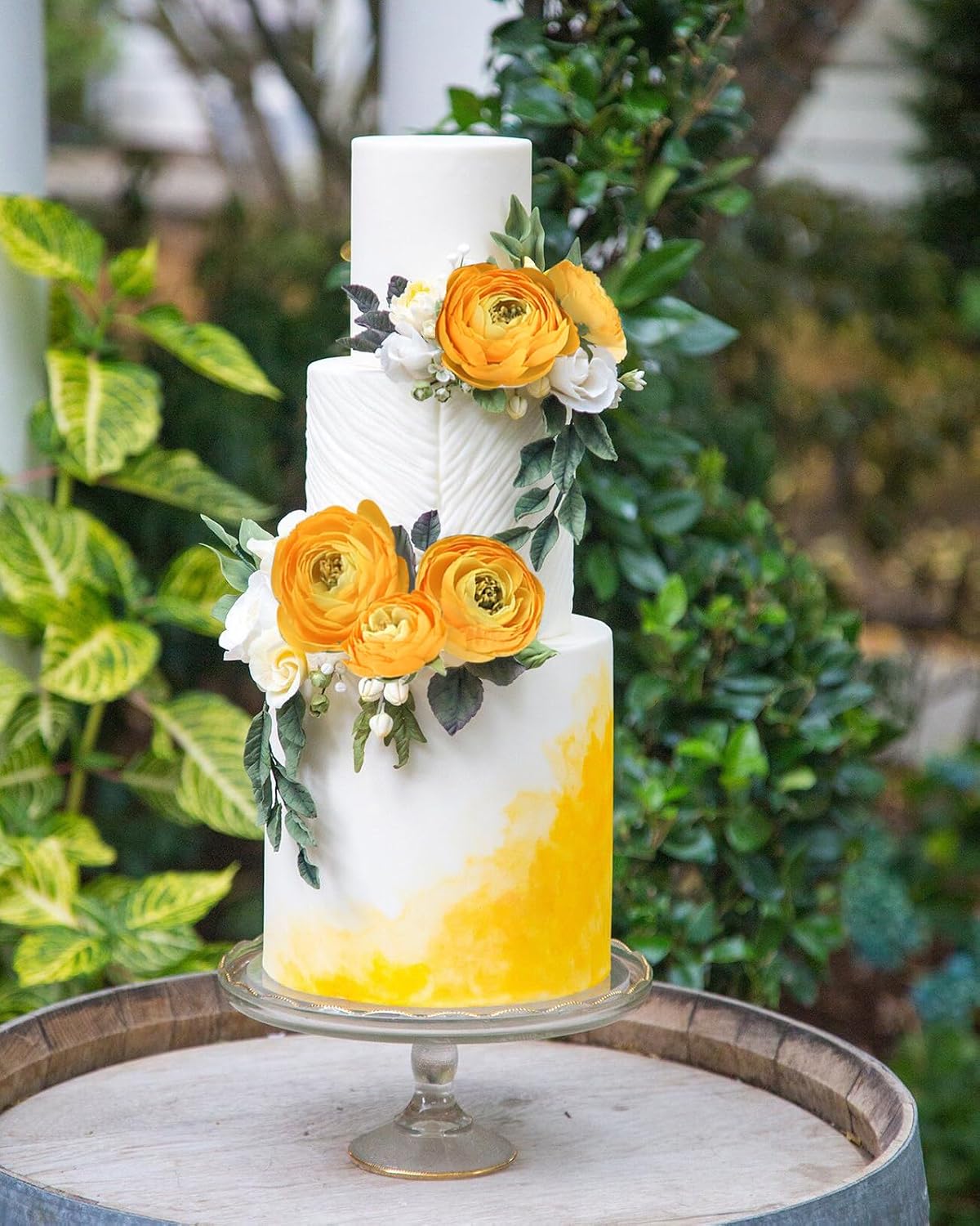 5PCS Ranunculus Artificial Flowers 60Heads Yellow Faux Peonies with Stem Real Touch 21.65" Silk Ranunculus Fake Flowers for DIY Craft Wedding Floral Arrangements Home Table Decor(Yellow)