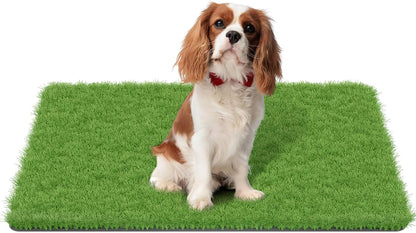Fake Grass for Dogs, Artificial Turf Grass Indoor Outdoor, Mat for Dogs Soft Blades, Cesped Artificial for Patios, Dog Astro Turf for Balcony, Quick Clean, Easy Rinse Patio Rug, 35"x24"