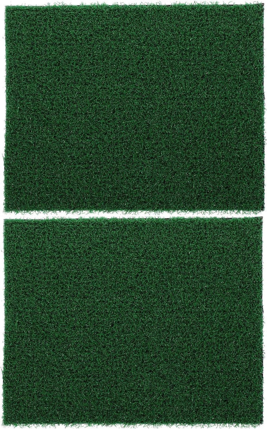 Artificial Grass Mat Versatile Aquarium Landscape Decor 2pcs Resin Simulation Grass Carpet with Realistic Visual Appeal for Fish Tank and Reptile Terrarium for DIY Aquatic