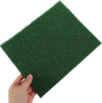 Artificial Grass Mat Versatile Aquarium Landscape Decor 2pcs Resin Simulation Grass Carpet with Realistic Visual Appeal for Fish Tank and Reptile Terrarium for DIY Aquatic