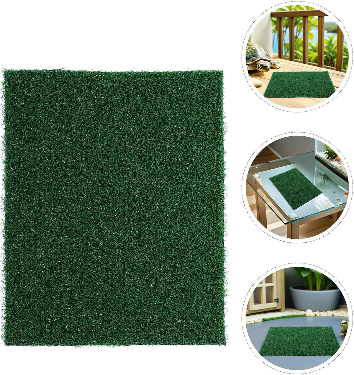 Artificial Grass Mat Versatile Aquarium Landscape Decor 2pcs Resin Simulation Grass Carpet with Realistic Visual Appeal for Fish Tank and Reptile Terrarium for DIY Aquatic