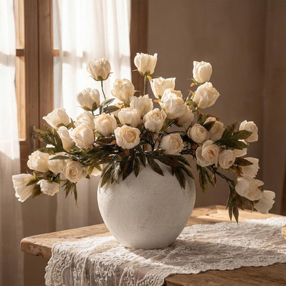 Thiccywoov Faux Silk Peony Artificial Flowers Stem for Vase,8 Pcs,Brownish | Brownish Fake Peonies Branches with Stems, for Fall Autumn Home DIY Bouquet Centerpieces Wedding Arrangements Shower Decor