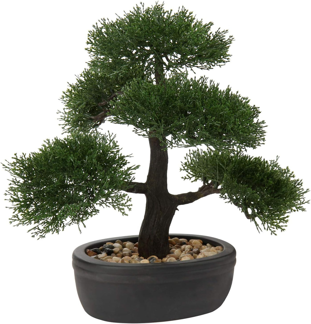 Artificial Bonsai Tree Juniper Faux Plants Indoor Fake Plants Decor with Ceramic Pots for Home Table Office Desk Bathroom Shelf Bedroom Living Room Farmhouse Decorations
