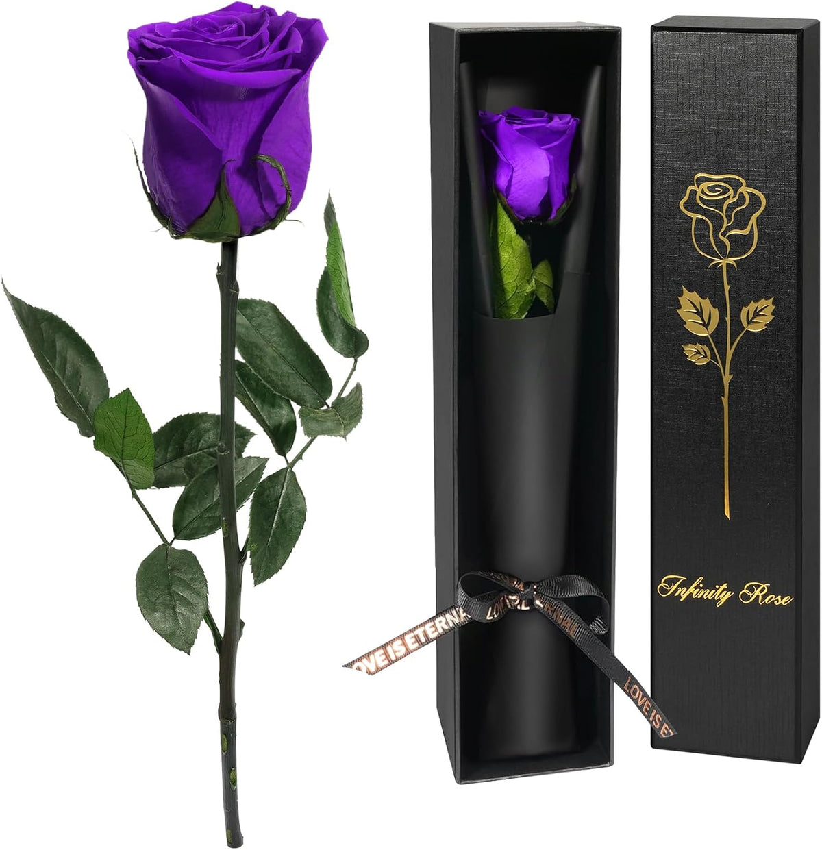 Preserved Flowers Rose Gifts for Women Mom, Mothers Day Rose Flower Gifts for Moms,Forever Real Flowers Mom Birthday Grandma Gifts, Valentines Day Gift for Her Girlfriend Wife Anniversary(Red)