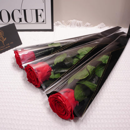 Preserved Flowers Rose Gifts for Women Mom, Mothers Day Rose Flower Gifts for Moms,Forever Real Flowers Mom Birthday Grandma Gifts, Valentines Day Gift for Her Girlfriend Wife Anniversary(Red)