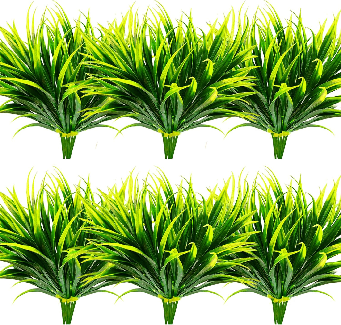 Artificial Plants Flowers Outdoors, UV, Fake Tropical Plants, 8 Pcs | red, artificial grass plants outdoor, tall, uv resistant