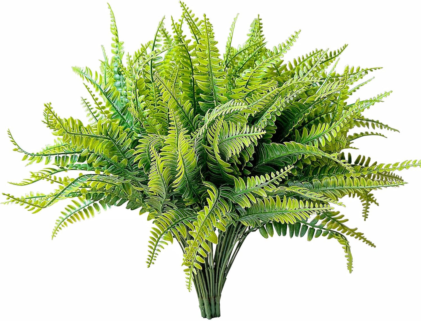 Artificial Plants Flowers Outdoors, UV, Fake Tropical Plants, 8 Pcs | red, artificial grass plants outdoor, tall, uv resistant