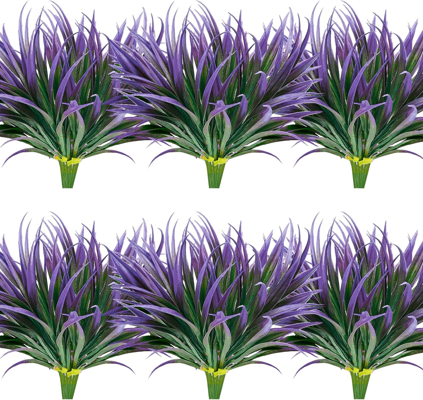 Artificial Plants Flowers Outdoors, UV, Fake Tropical Plants, 8 Pcs | red, artificial grass plants outdoor, tall, uv resistant