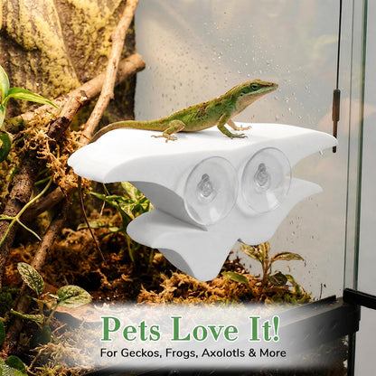 Mushroom Decor Climbing Hold Kit Realistic Terrarium Plants Jumping Spider Habitat Enclosure Decorate Accessories for Leopard Geckos Crested Geckos Tree Frogs Small Lizards