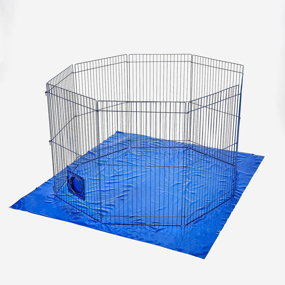 Pet-N-Playpen with Mat for Pet Rabbits, Guinea Pigs, Ferrets or Other Small Animals