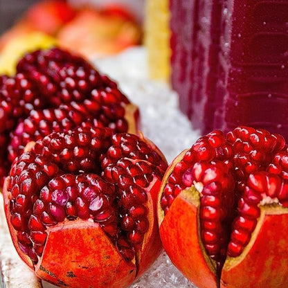 Live Pomegranate 'Wonderful' Plants (Punica Granatum 'Wonderful') - Fruit-Bearing, Drought-Tolerant, Easy to Grow (2 Pomegranate Wonderful Cups)