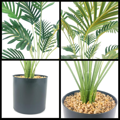 28" 2 Pack Artificial Palm Tree with Pot