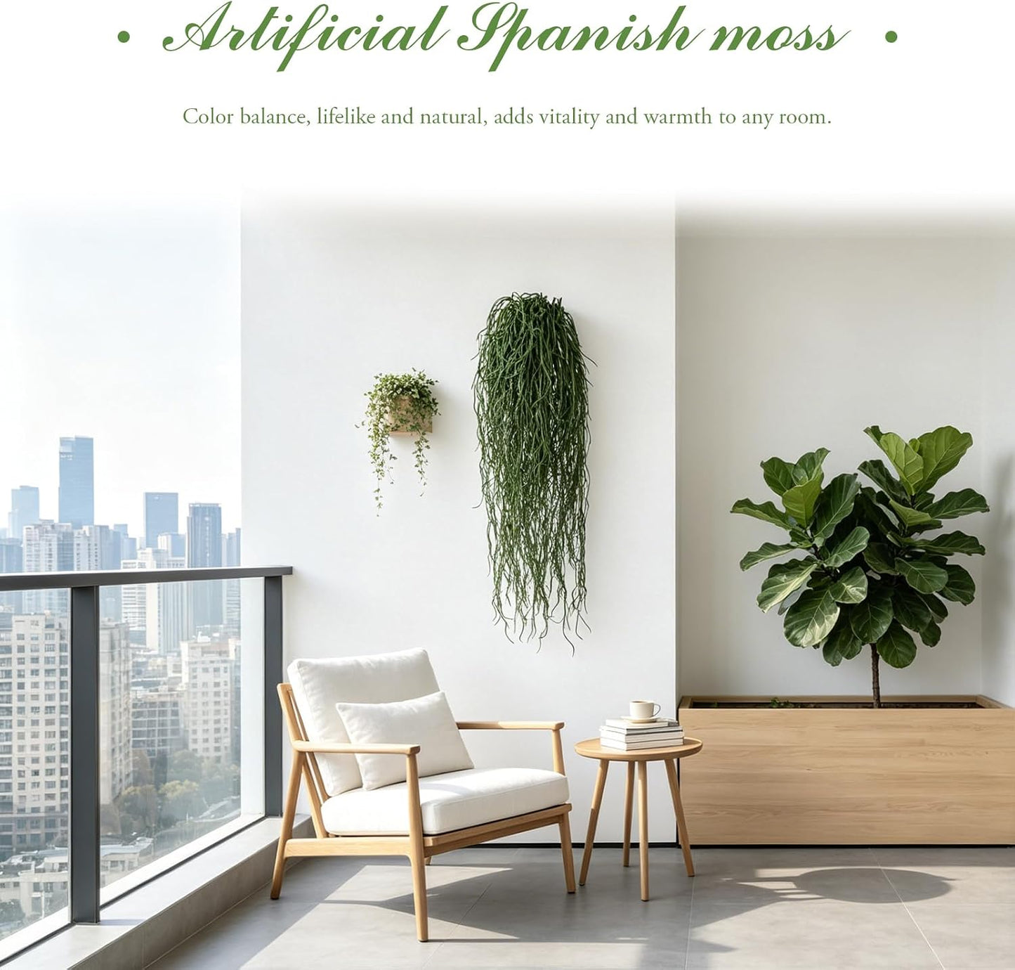 6 Pcs Artificial Succulents Hanging Plants, Fake String of Pearls Greenery Plants, Decoration for Wall, Home, Backdrop, Garden, Indoor and Outdoor