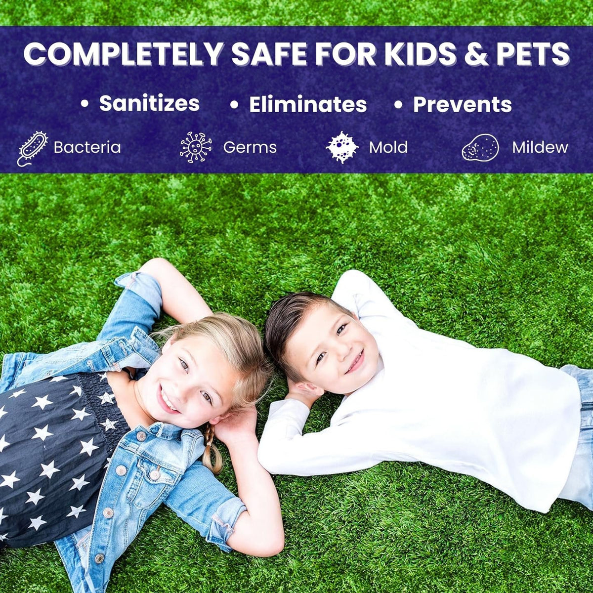 BioTurf Granular Turf Infill – Yard Odor Eliminator for Artificial Grass & Dog Runs – Natural Turf Deodorizer for Pet Urine & Feces Neutralizer – Safe for Kids & Pets – 5 Gallon Pail