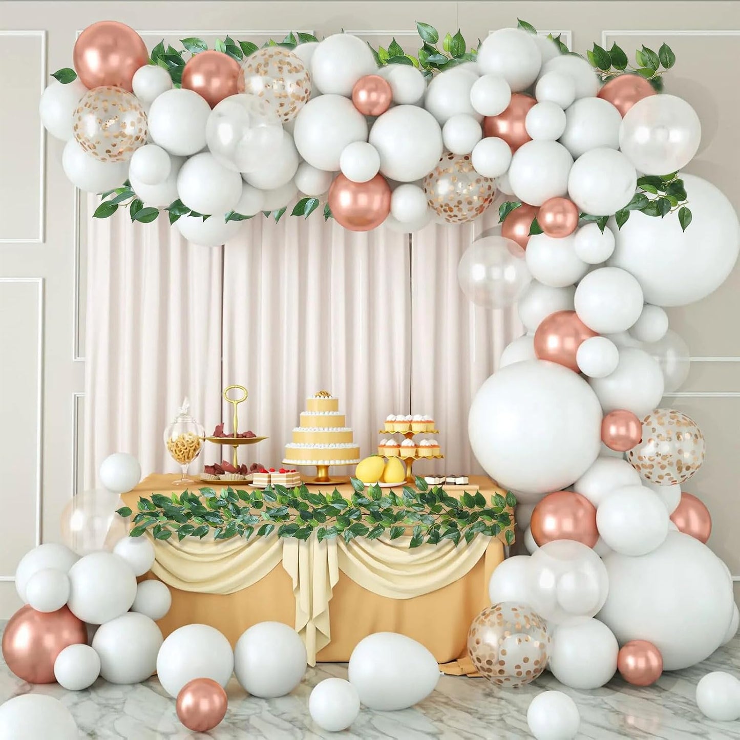 2 Strands Artificial Vines Ivy Garland 79" Fake Vine with Silk Green Leaves Faux Hanging Plants Greenery Decoration for Outdoors Party Wedding Indoor Mantle Bedroom Home Decor (Ivy)