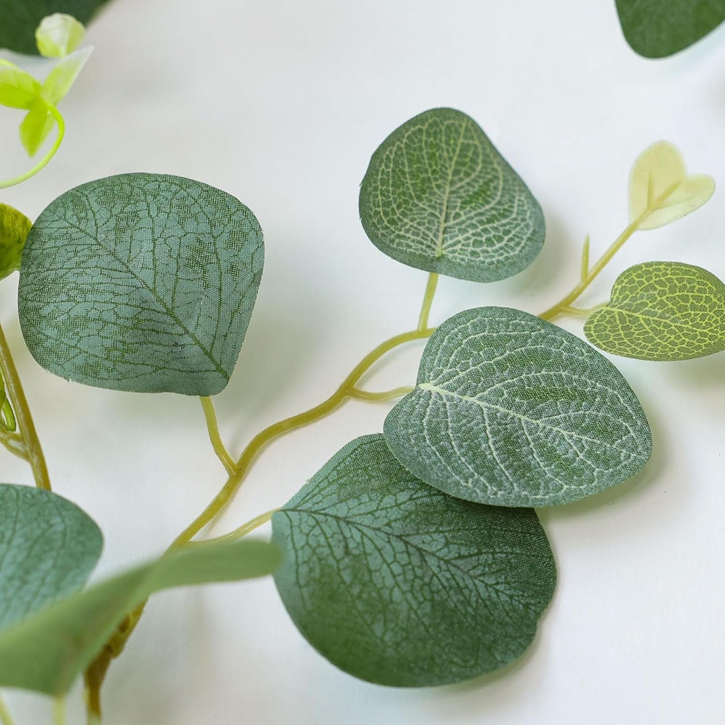 2 Strands Artificial Vines Ivy Garland 79" Fake Vine with Silk Green Leaves Faux Hanging Plants Greenery Decoration for Outdoors Party Wedding Indoor Mantle Bedroom Home Decor (Ivy)