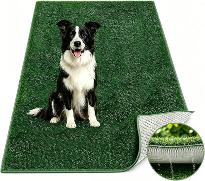 6x4FT Dog Pee Grass, Artificial Grass Mat with Drainage Holes