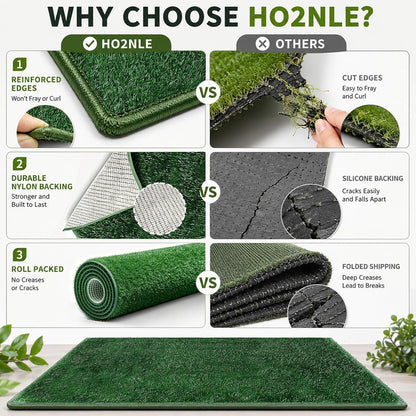 6x4FT Dog Pee Grass, Artificial Grass Mat with Drainage Holes