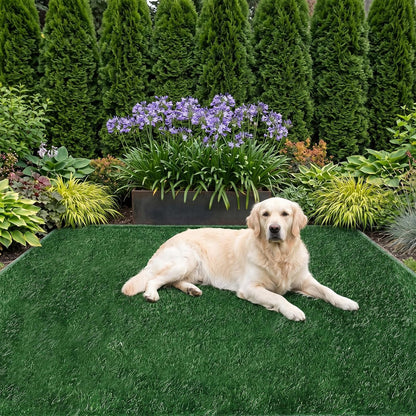6x4FT Dog Pee Grass, Artificial Grass Mat with Drainage Holes