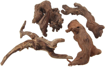 Driftwood Branches Reptiles Aquarium Decoration Assorted Size,(6-10 inch in Length),4 Pieces