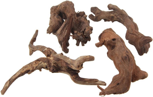 Driftwood Branches Reptiles Aquarium Decoration Assorted Size,(6-10 inch in Length),4 Pieces
