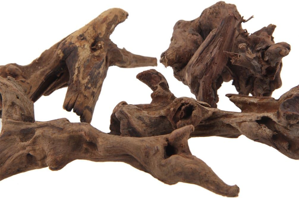Driftwood Branches Reptiles Aquarium Decoration Assorted Size,(6-10 inch in Length),4 Pieces
