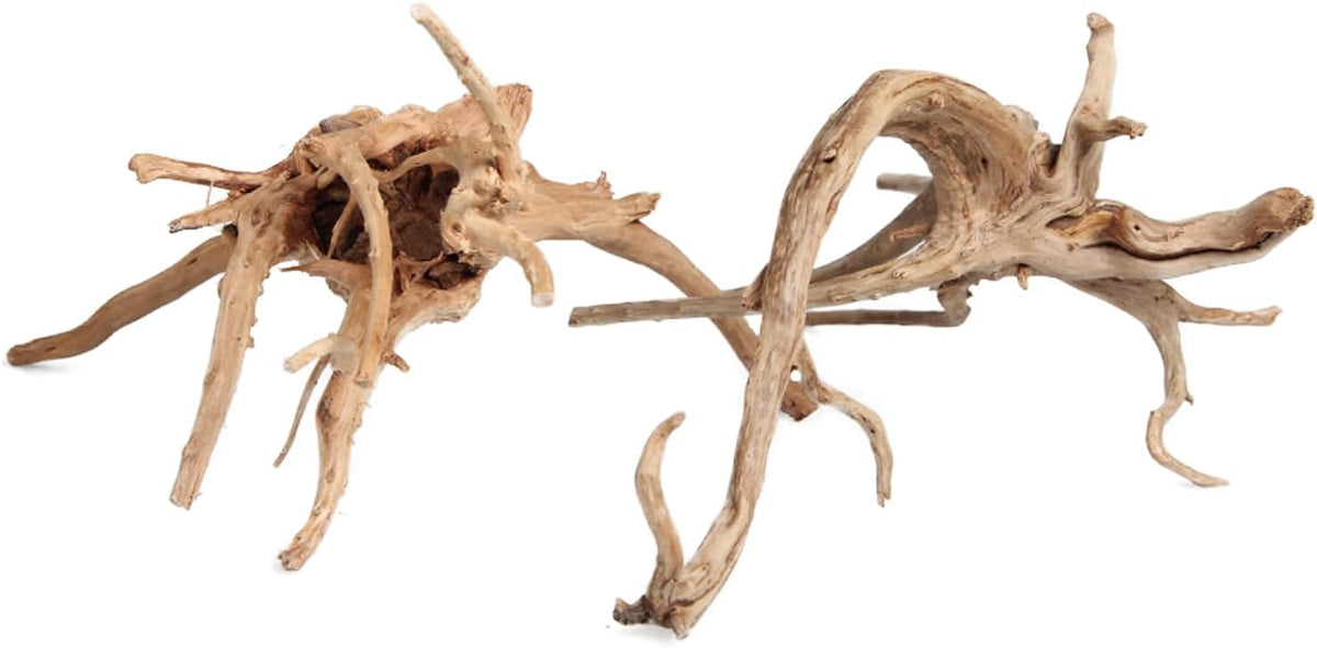 Driftwood Branches Reptiles Aquarium Decoration Assorted Size,(6-10 inch in Length),4 Pieces