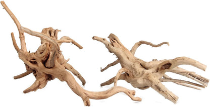 Driftwood Branches Reptiles Aquarium Decoration Assorted Size,(6-10 inch in Length),4 Pieces