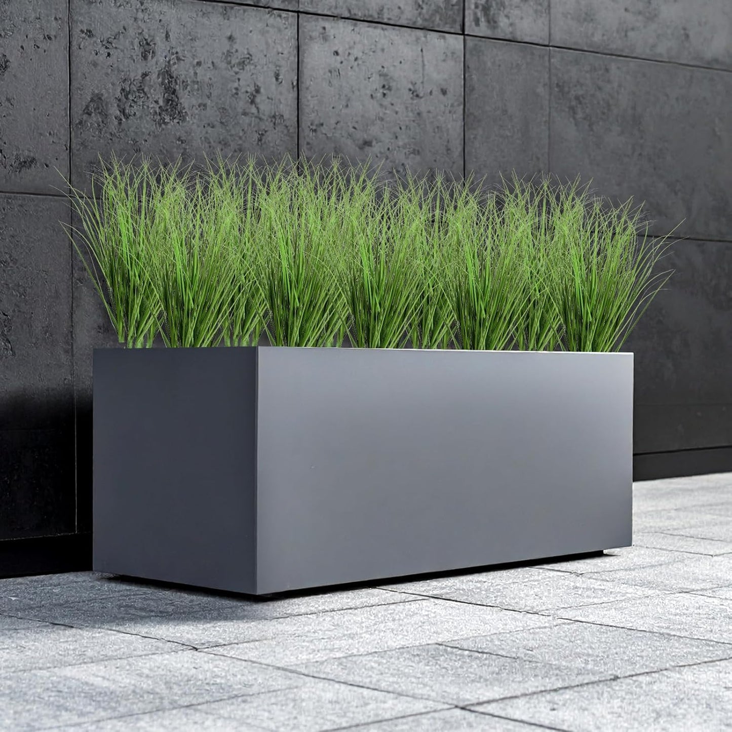 10 PCS Artificial Plants Onion Grass, Faux Shrubs Wheat Grass Greenery Stems Onion Grass-Greenery Faux Greenery Stems for Home Decor, Fake Tall Grass-Plant for House Home Indoor Outdoor Office Room