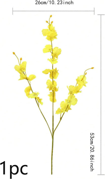 15pcs Artificial Forsythia Branches - Fake Yellow Wildflowers Silk Long Stems, Faux Spring Flowers for Tall Vase Home Decor, Dining Table Centerpieces, Party Wedding Outdoor Arrangements