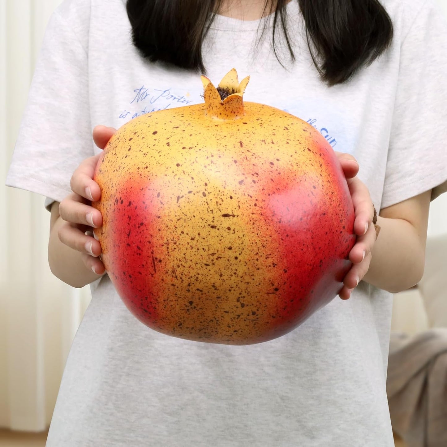 7.5inch Artificial Fake Red Apple Decoration Simulation Large Apple Fruit Model Party Festivals Christmas Ornaments for Home Kitchen Table