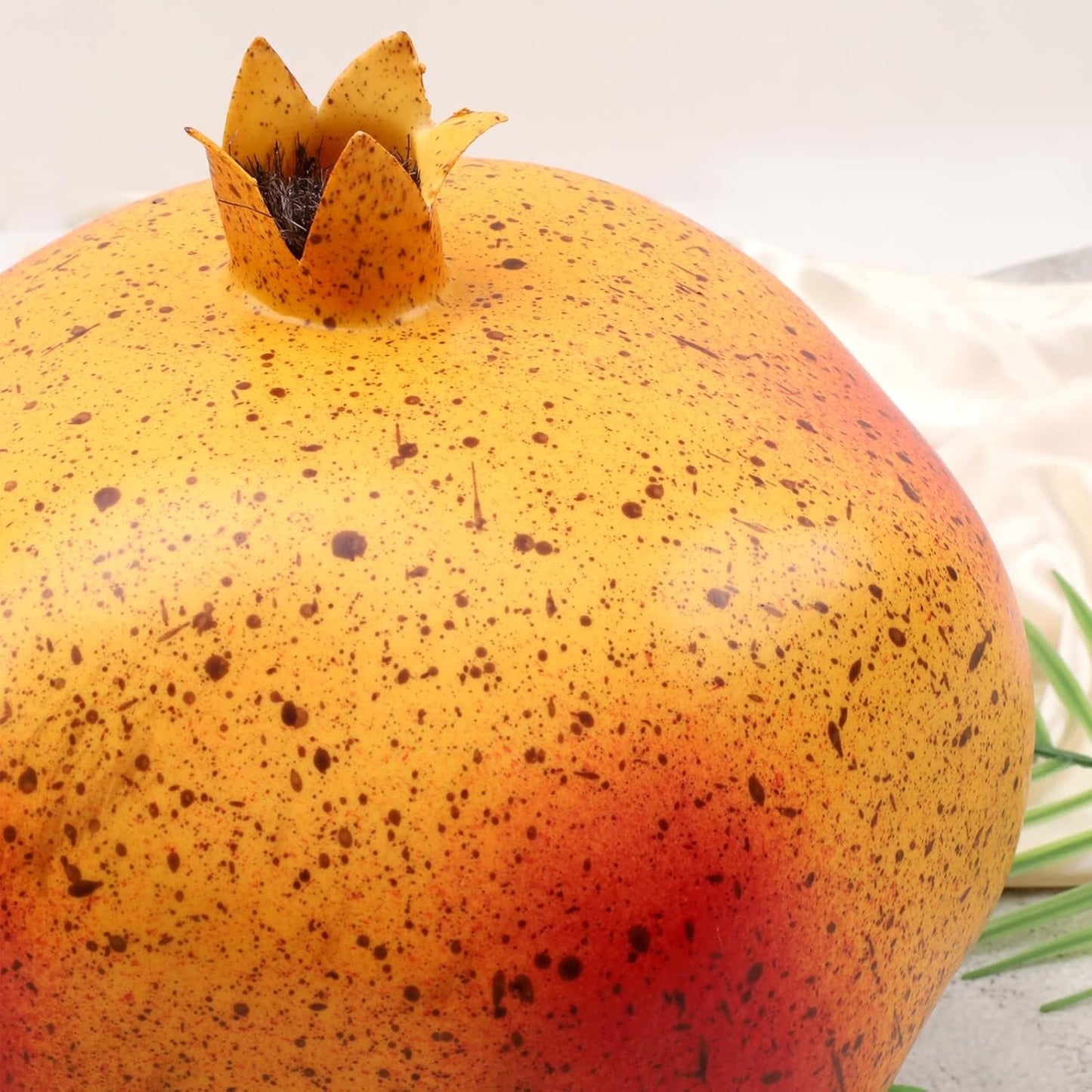 7.5inch Artificial Fake Red Apple Decoration Simulation Large Apple Fruit Model Party Festivals Christmas Ornaments for Home Kitchen Table