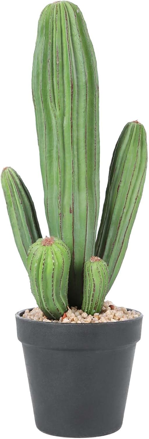 Artificial Cactus Fake Cacti 16" Faux Potted Cactus Plants for Home Store Office Decoration