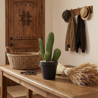 Artificial Cactus Fake Cacti 16" Faux Potted Cactus Plants for Home Store Office Decoration