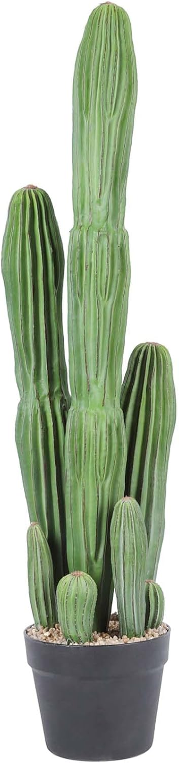 Artificial Cactus Fake Cacti 16" Faux Potted Cactus Plants for Home Store Office Decoration
