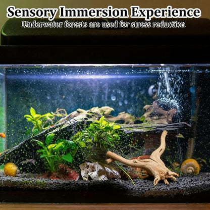 3PCS Driftwood for Aquarium, 5.91''-7.87'' Aquarium Driftwood, Fish Tank Driftwood, for Fish Tank and Aquascaping Driftwood for Reptile Tanks（Random Style）