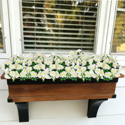 2 Pcs Artificial Flowers for Outdoors Faux Silk Camellia Yellow Flowers