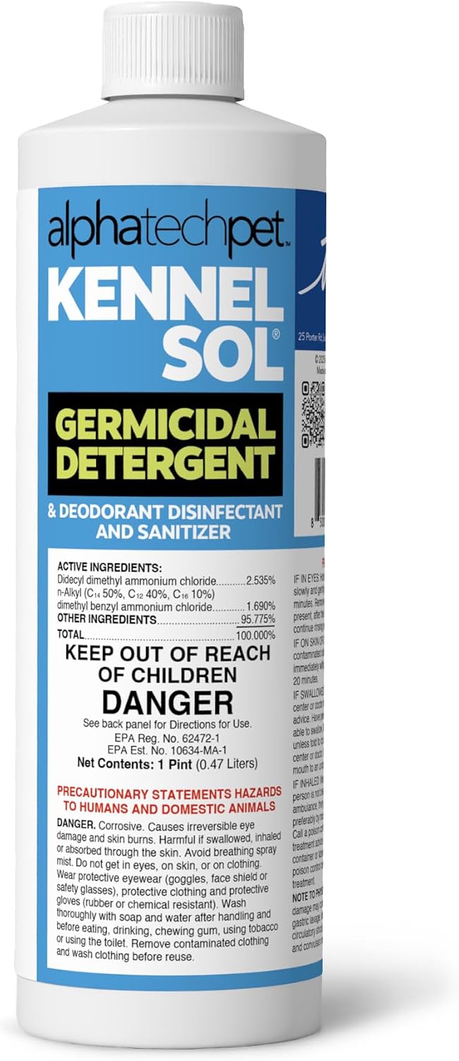 KennelSol Disinfectant & Cleaner for Kennels, 1 Gallon, 1 ct
