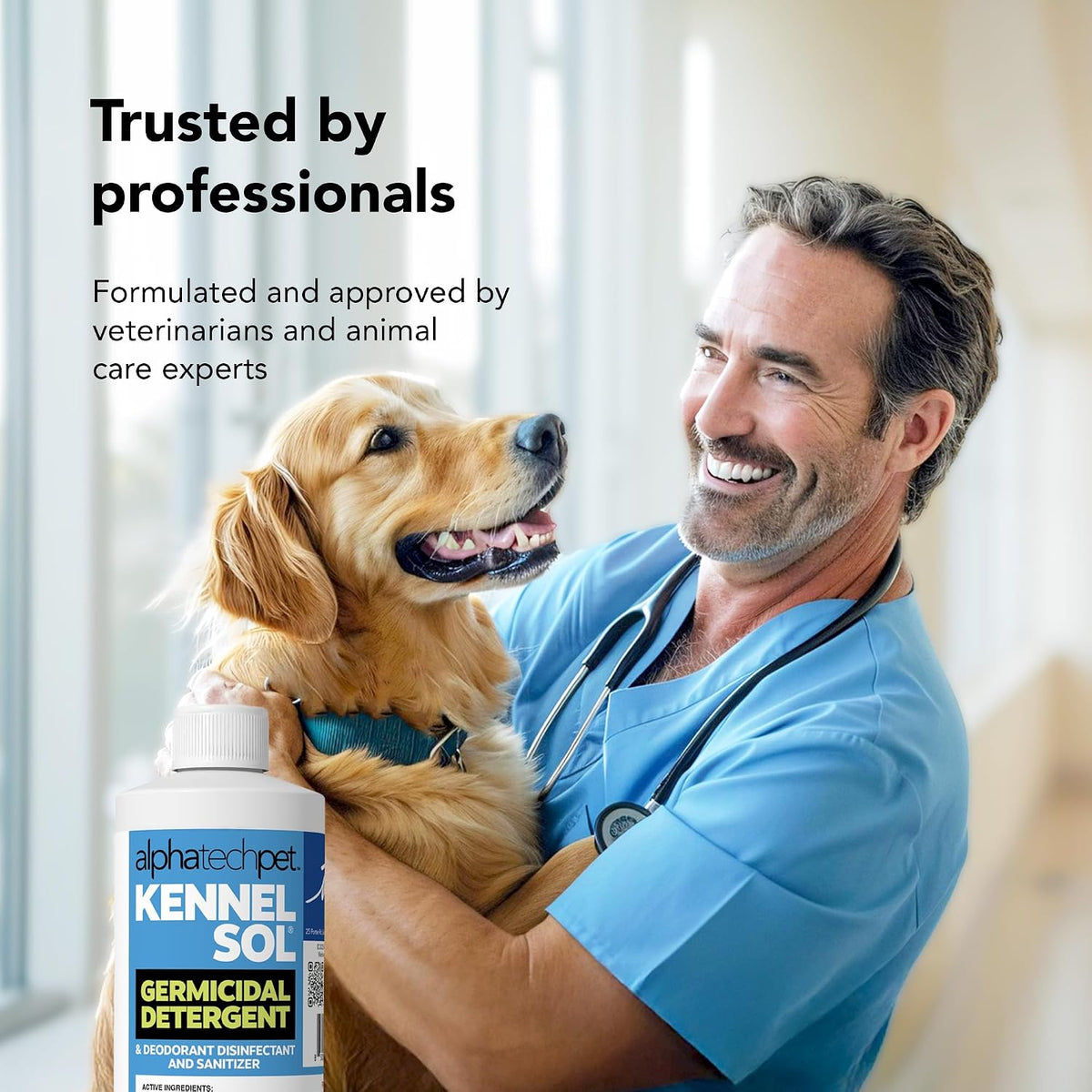 KennelSol Disinfectant & Cleaner for Kennels, 1 Gallon, 1 ct
