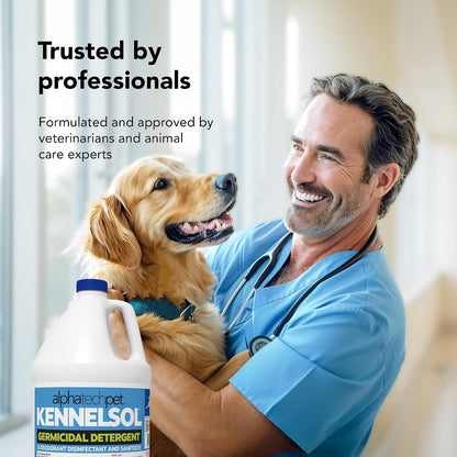 KennelSol Disinfectant & Cleaner for Kennels, 1 Gallon, 1 ct