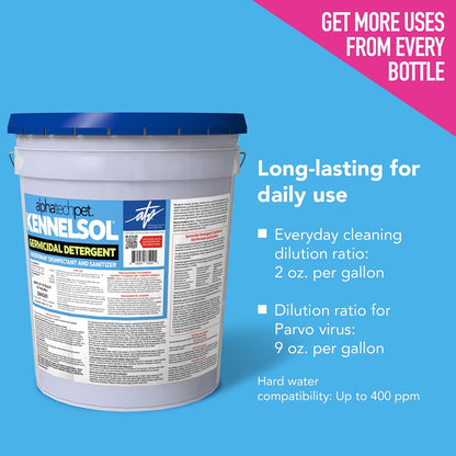 KennelSol Disinfectant & Cleaner for Kennels, 1 Gallon, 1 ct