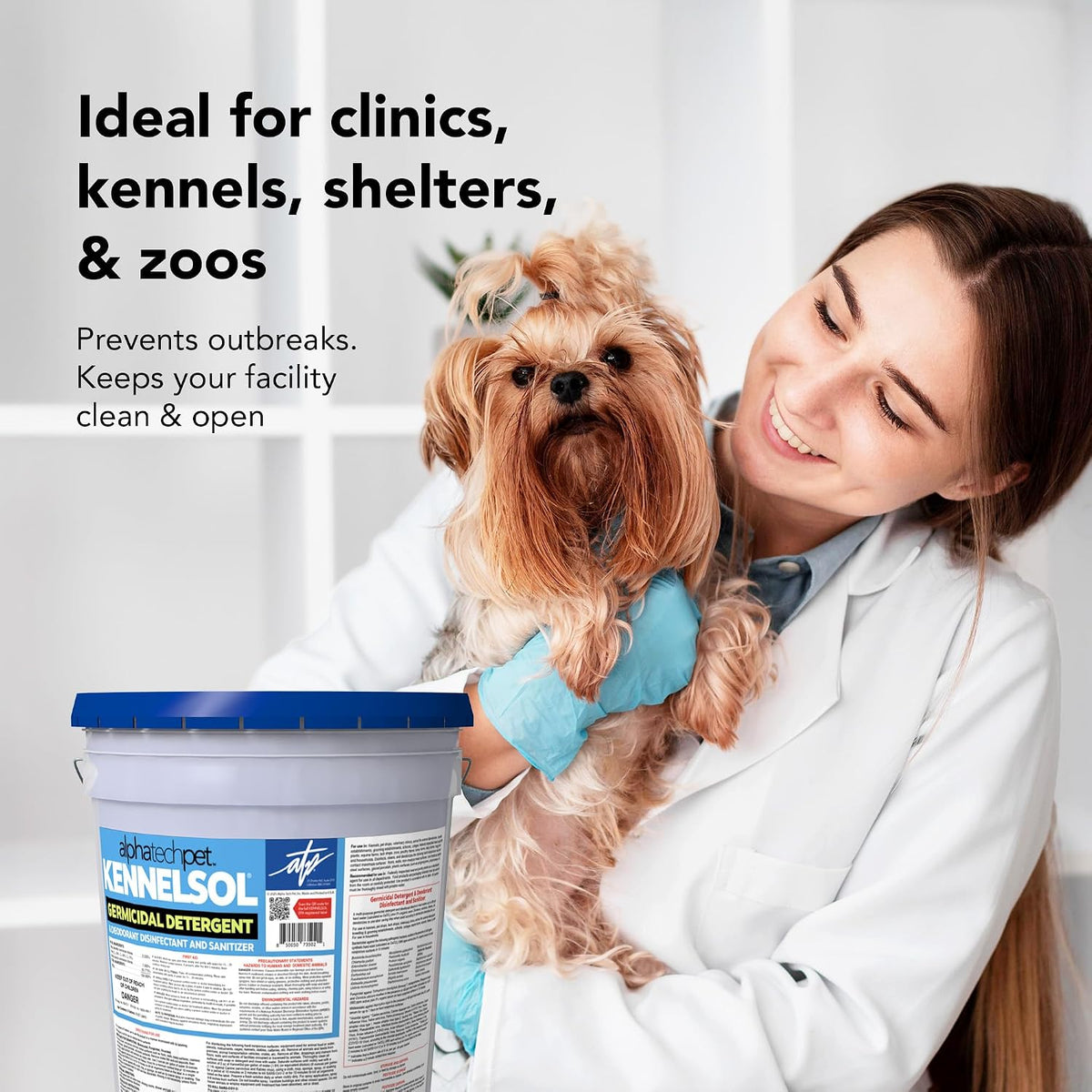 KennelSol Disinfectant & Cleaner for Kennels, 1 Gallon, 1 ct