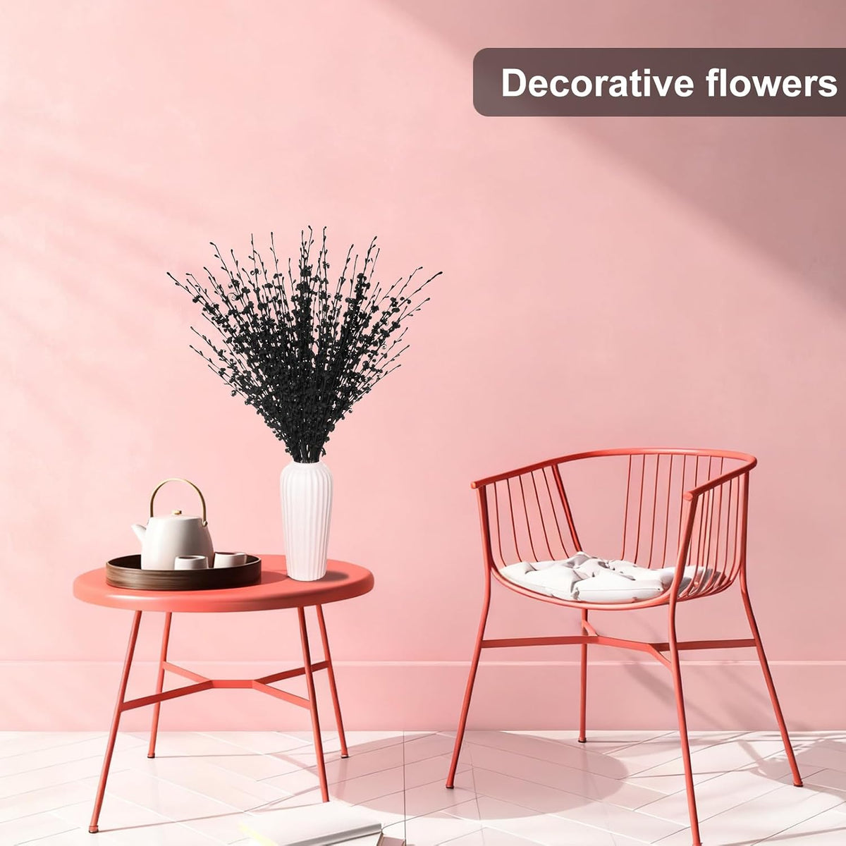 Artificial Tulips Flower Stems for Valentine’s Day Anniversary Decor