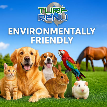 Artificial Turf Pet Stain & Odor Removal Cleaner Refill, 1 Gallon, Enzymatic Artificial Grass Cleaner for Dog Urine, Kennels & Outdoor Surfaces