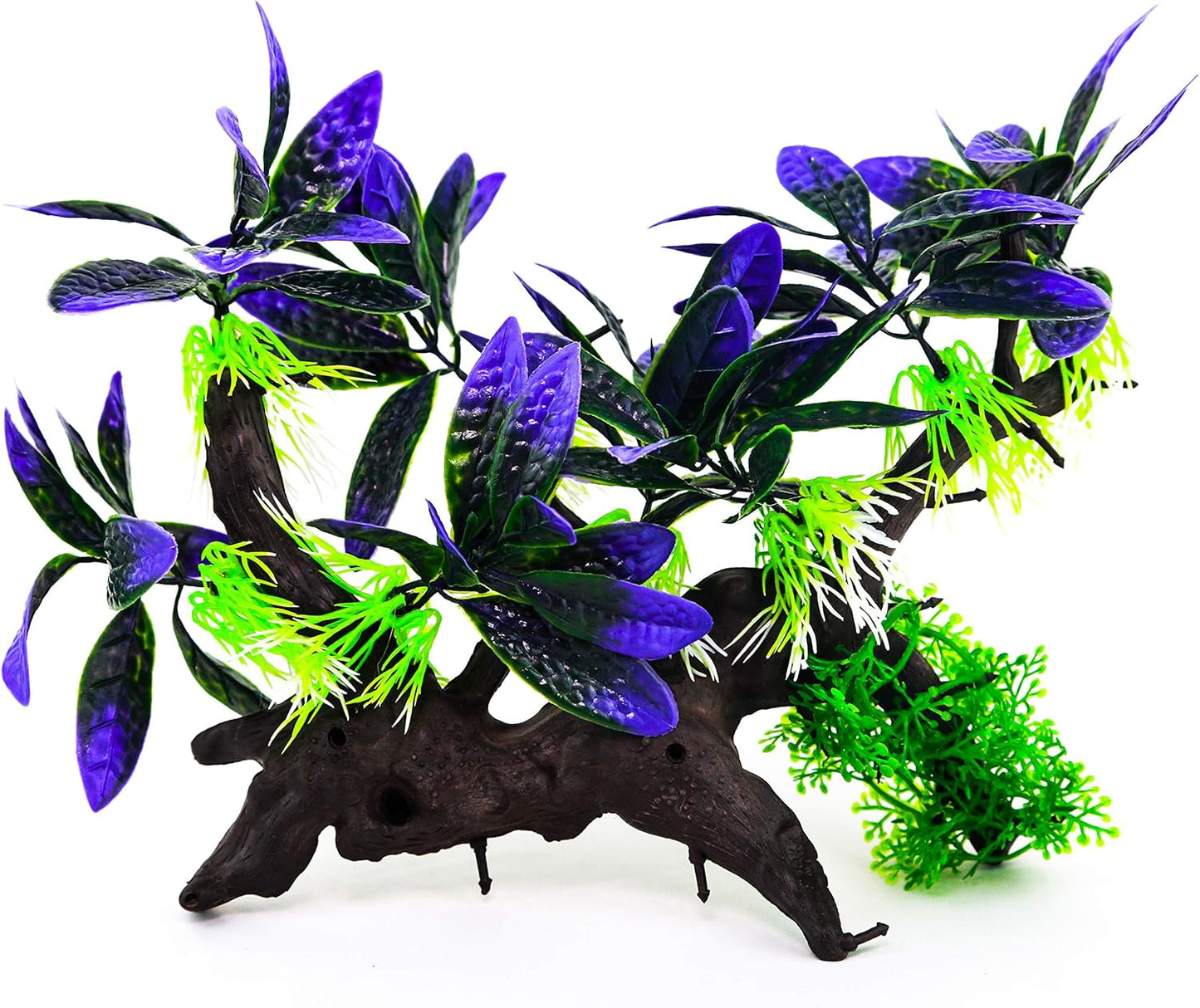 Aquarium Landscape Foreground Grass Seaweed Green Plants for Marine Freshwater Fish Tank Decoration, Pack of 10