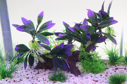 Aquarium Landscape Foreground Grass Seaweed Green Plants for Marine Freshwater Fish Tank Decoration, Pack of 10